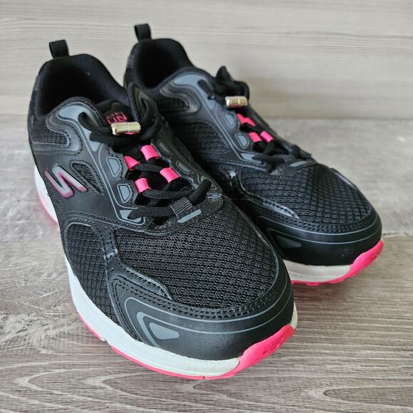Skechers Go Run Consistent Sneakers Womens Black & Pink Athletic Shoes Size 8.5 - Picture 14 of 16